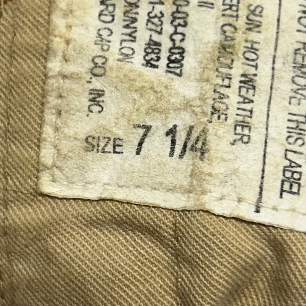 Bernard Cap Co Boonie Hat Tan Desert Camo Unisex 7 1/4 Military Sun Hat 0307